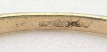 Cargar imagen en el visor de la galería, 2268 Vintage: Petite 9ct Gold Natural Diamonds Cross-Over Stacker Ring
