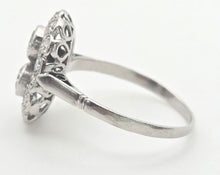 Cargar imagen en el visor de la galería, 1828 Art Deco 18ct White Gold  Diamonds (1.06ct) Panel Ring- Exceptional
