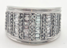 Cargar imagen en el visor de la galería, 1870 18ct White Gold 87 Natural Sparkling  Diamonds (1.65ct) Statement ring

