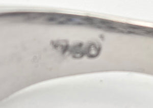 1870 18ct White Gold 87 Natural Sparkling  Diamonds (1.65ct) Statement ring