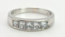 Load image into Gallery viewer, 1932 18ct White Gold Natural Diamonds (0.8ct) Channel Set Ring
