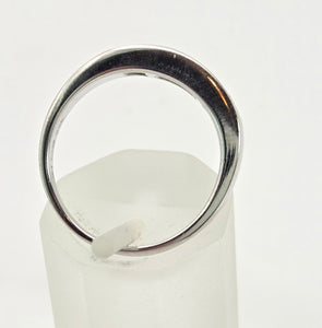 1932 18ct White Gold Natural Diamonds (0.8ct) Channel Set Ring