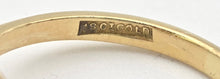 Cargar imagen en el visor de la galería, 2375 18ct Gold Cornflower Blue Sapphire Diamonds Flower Head Ring

