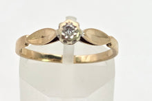 Load image into Gallery viewer, 0116 Vintage: Petite 9ct Gold Round Full Cut Diamond Solitaire Ring- From 1981

