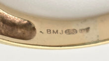 Cargar imagen en el visor de la galería, 2397 Vintage: 9ct Gold Cabochon Cut Swiss Blue Topaz Signet Ring
