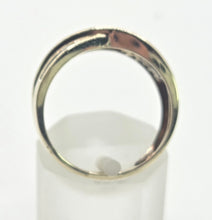 Cargar imagen en el visor de la galería, 2059 Vintage; 9ct  Gold Tiered Natural Diamonds Sparkling Statement Ring
