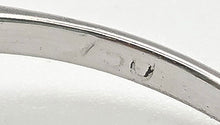 Cargar imagen en el visor de la galería, 2365 Vintage: 18ct White Gold Natural Diamonds (0.55ct) Geometric Set Art Deco Style Ring
