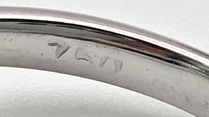 2375 Vintage: 18ct White Gold 32 Natural Diamonds (0.5ct) Ring
