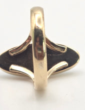 Load image into Gallery viewer, 2461 Vintage; 9ct Gold Marquise Cut White Opal Dress Ring
