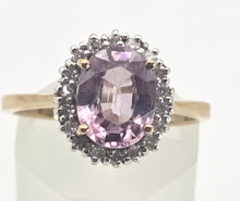 Load image into Gallery viewer, 2488 Vintage &amp; Rare  Purple Zircon 16 Natural Sparkling Diamonds Ring
