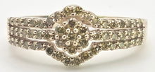 Load image into Gallery viewer, 2499 Vintage: 9ct Gold 57 Yellow Diamonds Art Deco Style  Dress Ring
