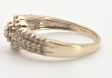 Load image into Gallery viewer, 2499 Vintage: 9ct Gold 57 Yellow Diamonds Art Deco Style  Dress Ring
