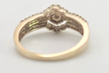 Load image into Gallery viewer, 2499 Vintage: 9ct Gold 57 Yellow Diamonds Art Deco Style  Dress Ring
