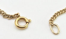 Cargar imagen en el visor de la galería, 2509 Vintage: 9ct Gold Flattened Curb Necklace/Chain (56cm)
