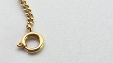 Cargar imagen en el visor de la galería, 2509 Vintage: 9ct Gold Flattened Curb Necklace/Chain (56cm)
