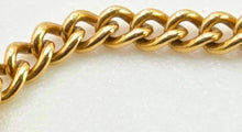 Cargar imagen en el visor de la galería, 2509 Vintage: 9ct Gold Flattened Curb Necklace/Chain (56cm)
