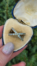 Load image into Gallery viewer, 6266 Vintage; Spectacular 9ct Gold 21 Aquamarines Cocktail Ring

