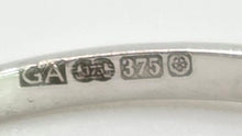 Load image into Gallery viewer, 2416: Vintage 9ct White Gold Round Full Cut Diamond Solitaire
