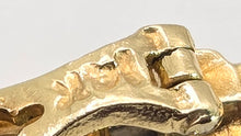 Cargar imagen en el visor de la galería, 2519- Vintage 14ct Gold 19 Blue Sapphires 19 Diamonds Bracelet (19cm)
