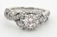 Load image into Gallery viewer, 2418: Platinum Exceptional 1ct Central Diamond (GIA CERT) Ring - D Colour- The finest
