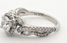 Load image into Gallery viewer, 2418: Platinum Exceptional 1ct Central Diamond (GIA CERT) Ring - D Colour- The finest
