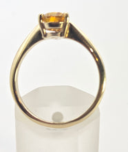 Load image into Gallery viewer, 0614: Vintage 9ct Gold Rare Pear Cut Natural Yellow Diamond (1.12ct) Ring

