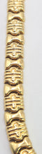 Load image into Gallery viewer, 0613: Vintage: Italian 18ct Gold Geometric Flat Link Choker Necklace- 52 Grams
