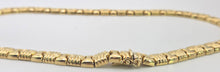 Load image into Gallery viewer, 0613: Vintage: Italian 18ct Gold Geometric Flat Link Choker Necklace- 52 Grams
