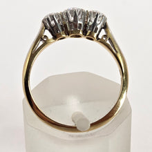 Load image into Gallery viewer, 0149Vintage: 18ct Gold Platinum Setting Round Brilliants Cut Diamonds (0.57ct) Trilogy Ring
