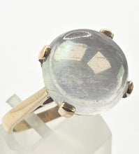 Load image into Gallery viewer, 1943: Vintage 9ct Gold Large Cabochon Cut Moonstone Ring

