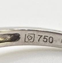 Load image into Gallery viewer, 2293 :18ct White Gold Violet Blue Tanzanite 16 Sparkling Diamonds Ring
