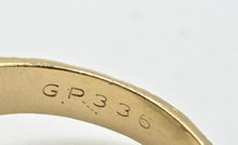 Load image into Gallery viewer, 0628: Vintage 18ct Gold Rubies Diamonds Geometric Set Ring - From 1977
