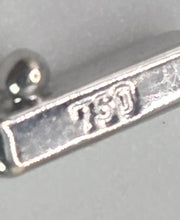 Load image into Gallery viewer, 2695: Vintage: 18ct White Gold Designer Link Diamonds Pearls Necklace -Pristine
