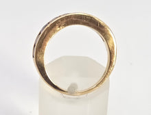 Load image into Gallery viewer, 2530 - 18ct Yellow Gold  Violet Blue Tanzanites Half-Eternity/Stacker Ring
