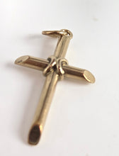 Load image into Gallery viewer, 4355 Vintage: 9ct Gold Cross Pendant - From 1965
