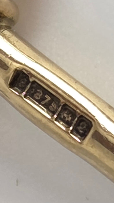 4355 Vintage: 9ct Gold Cross Pendant - From 1965