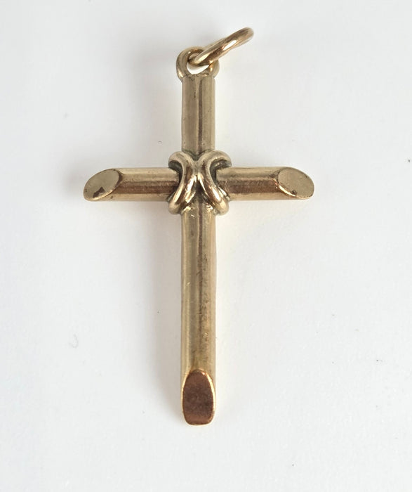 4355 Vintage: 9ct Gold Cross Pendant - From 1965