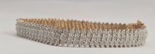 Load image into Gallery viewer, 2781: Vintage: 9ct Gold 225 Natural Sparkling Diamonds (2.75ct) Bracelet
