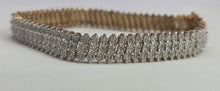 Load image into Gallery viewer, 2781: Vintage: 9ct Gold 225 Natural Sparkling Diamonds (2.75ct) Bracelet
