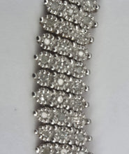 Load image into Gallery viewer, 2781: Vintage: 9ct Gold 225 Natural Sparkling Diamonds (2.75ct) Bracelet
