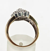 Load image into Gallery viewer, 2801: Vintage 9ct Gold 69 Sparkling Natural Diamonds Ring
