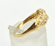 Cargar imagen en el visor de la galería, 2629: 18ct Gold 14 Natural Diamonds Stacker/ Dress Ring
