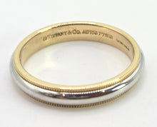 Load image into Gallery viewer, 2713: Tiffany: Vintage 18ct Gold Platinum "Together" Ring -Signed Tiffany
