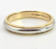 Load image into Gallery viewer, 2713: Tiffany: Vintage 18ct Gold Platinum "Together" Ring -Signed Tiffany
