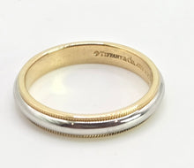Load image into Gallery viewer, 2713: Tiffany: Vintage 18ct Gold Platinum "Together" Ring -Signed Tiffany
