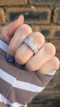 Load image into Gallery viewer, 2805- Platinum Natural Full Round Cut Diamonds (3ct) Full Eternity Ring- Quite Amazing
