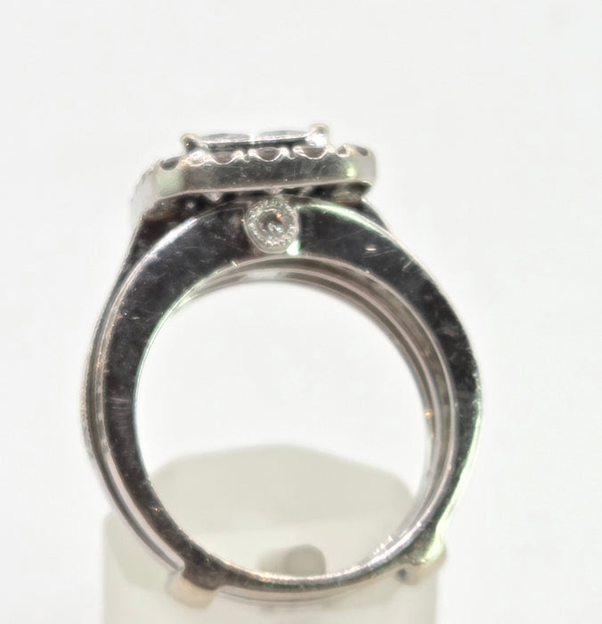 2776 Vintage: 14ct White Gold 72 Natural Sparkling Diamonds (2.52ct) Statement Ring- Extraordinary -