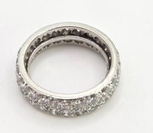 Load image into Gallery viewer, 2805- Platinum Natural Full Round Cut Diamonds (3ct) Full Eternity Ring- Quite Amazing
