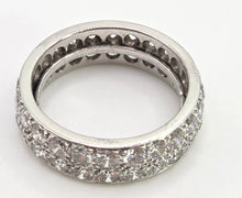 Load image into Gallery viewer, 2805- Platinum Natural Full Round Cut Diamonds (3ct) Full Eternity Ring- Quite Amazing
