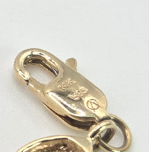 Load image into Gallery viewer, 2724: Vintage 14ct Gold 19 Cabochon White Opals Bracelet (19cm)
